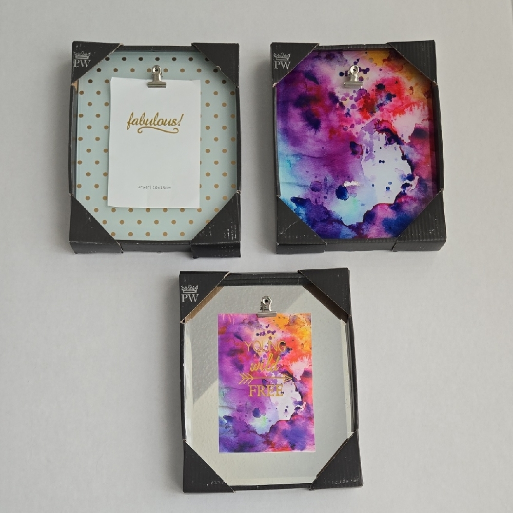 Set Of 3 Philip Whitney Clip Frame - New In Box